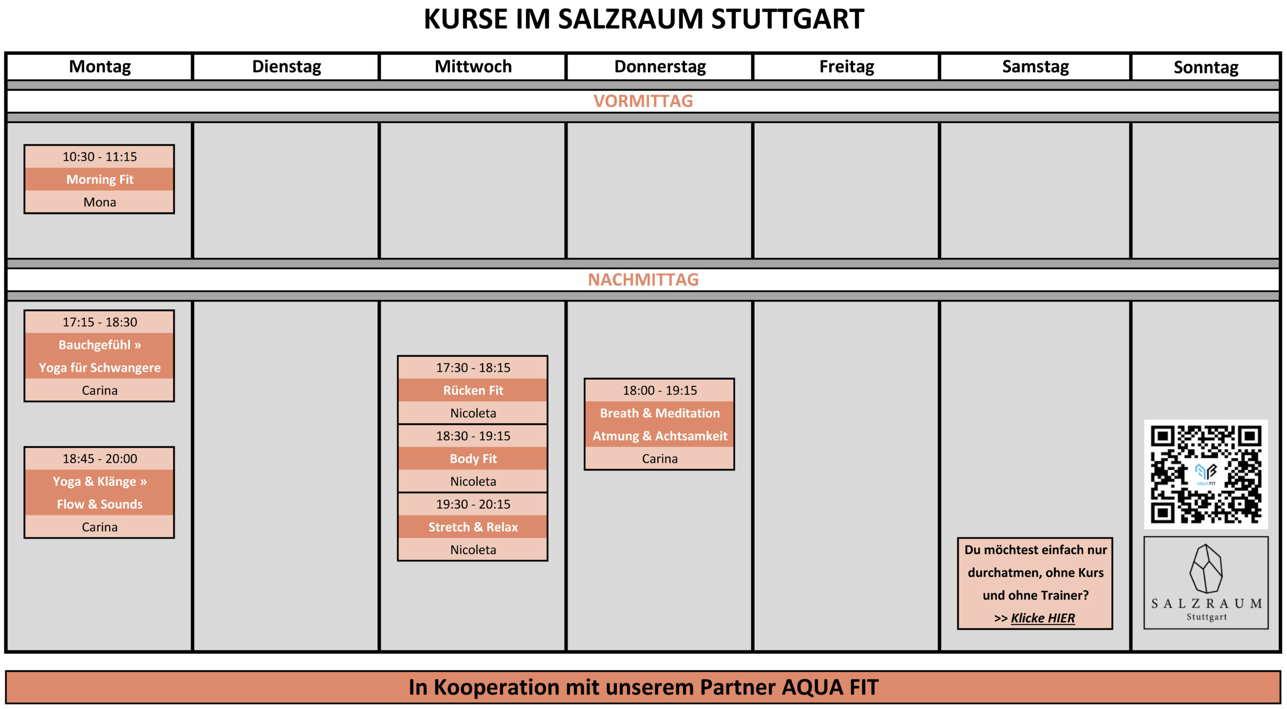 Kursplan SALZRAUM Q4 2025